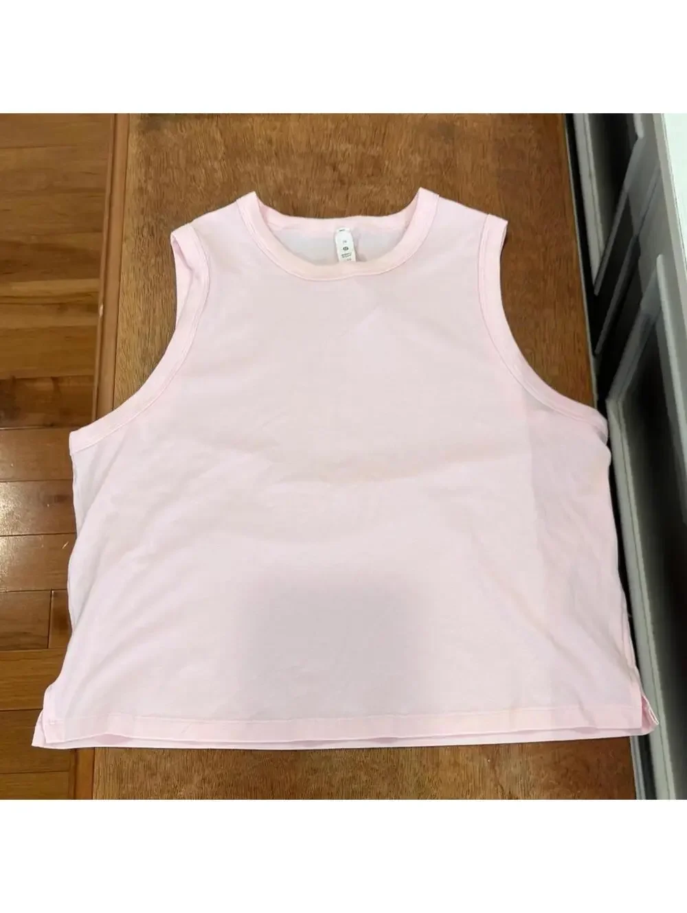 Lululemon Classic Fit Cotton Blend tank Strawberry Milkshake